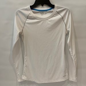 Champion long sleeve shirt, size small, lightweight, white